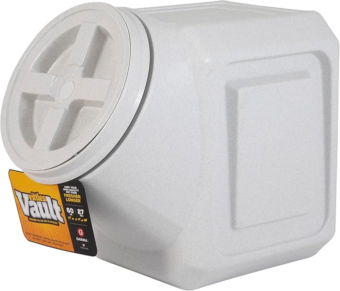 Gamma2 Vittles Vault Stackable Dog Food Storage Container with Sealing Lid, Up to 60 lbs Dry Pet Food Storage Container